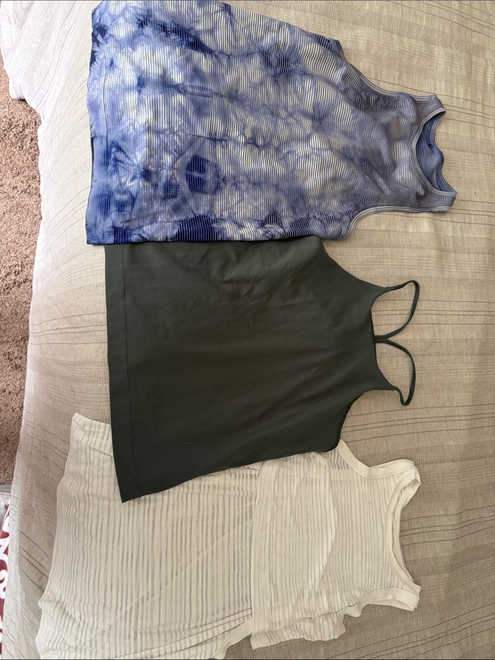 lululemon athletica 3 pack athletic top bundle